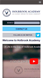 Mobile Screenshot of holbrookacademy.org
